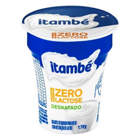 Iogurte Desnatado Zero Lactose Itamb Nolac Copo G Supermercado