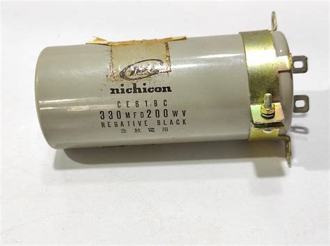 Nichicon Ce Bc Capacitor Mfd Wv S N Ship Spares