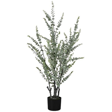 Monarch Specialties Artificial Plant, 44" Tall, Eucalyptus, Indoor ...