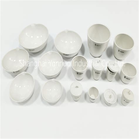 Porcelain Ceramic Melting Crucible Dishes For Laboratory Use China Clay Ceramic Crucible And