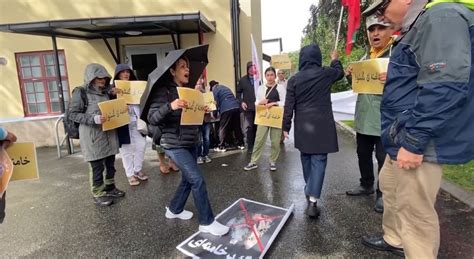 Gothenburg Swedenjuly Mek Supporters Rally Against Sham