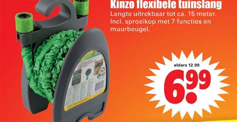 Kinzo Flexibele Tuinslang Aanbieding Bij Dirk