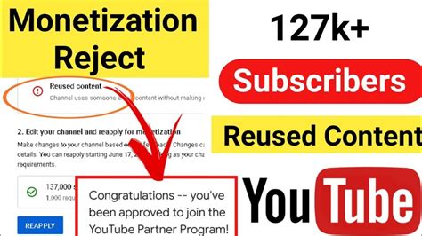 Youtube Monetization Rejected L Review