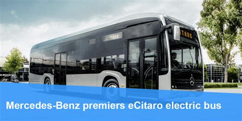 Mercedes Benz Premiers Ecitaro Electric Bus Video Electrive