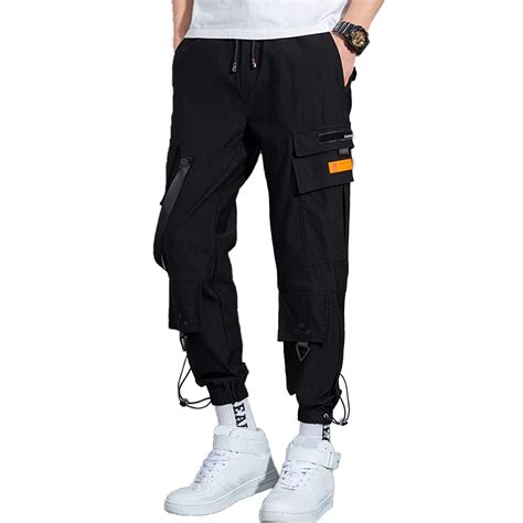 Buy Xyxiongmao Mens Streamer Overalls Loose Casual Sweatpants Techwear