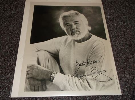 Kenny Rogers Signed 8x10 Photo Maybe Reprint