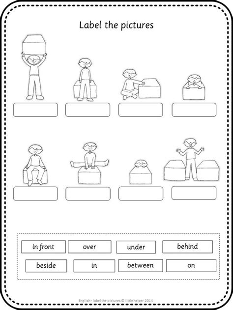 Ejercicios De Preposiciones En Ingles