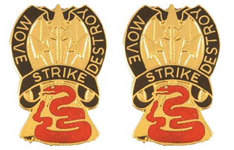 116th Cavalry Brigade Distinctive Unit Insignia Move Strike Destroy