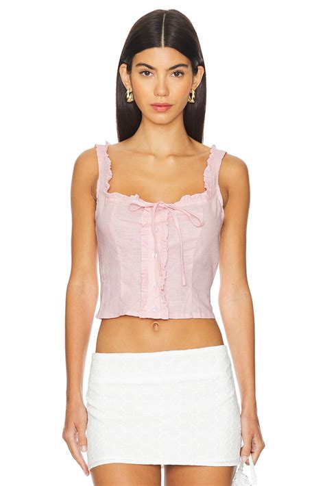 SNDYS X Revolve Esmeralda Top In Pink REVOLVE