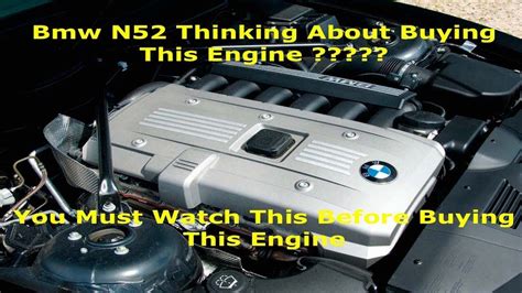 N52 Six Cylinder Engine Complete Specifications 43 Off