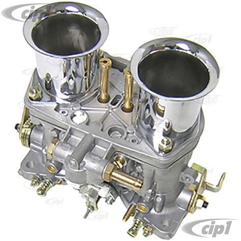 C13 47 7317 Empi Dual 40mm Hpmx Carburetor Kit With Hex Bar Linkage And Chrome Tin Air Cleaners