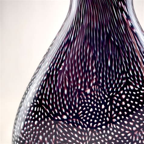 Black & White Filigree Murrine Large Vase Gambaro e Tagliapietra | Artemest