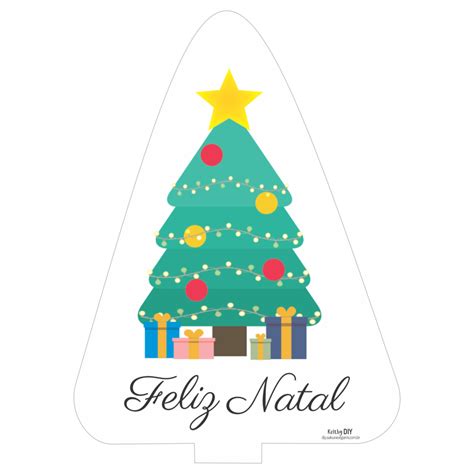 Tag De Natal Rvore De Natal Keithy Diy