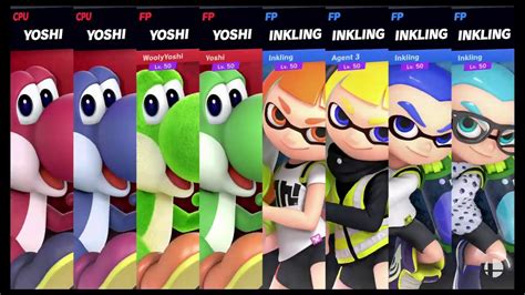 Super Smash Bros Ultimate Amiibo Fights Request Yoshis Vs