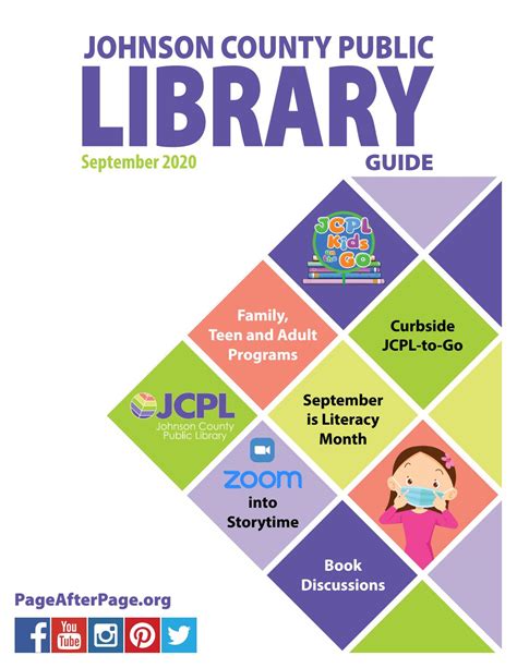 Sept 2020 Library Guidejohnson County Public Library By Johnson