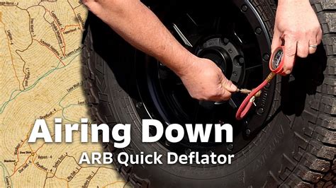 Arb Quick Deflator Airing Down Offroad Youtube