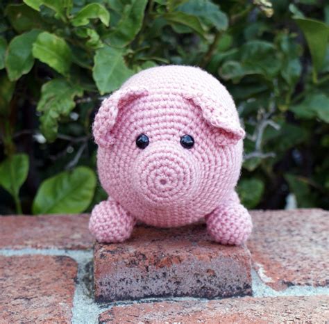 Crochet Pattern Roly Poly Piggy Amigurumi By Crocheteverafter