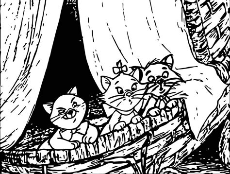 Disney The Aristocats Coloring Page Wecoloringpage