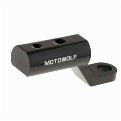 Jual Breket Lampu Tembak Breket Holder Hp Motowolf Spion Cnc Premium