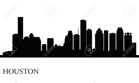 Houston Skyline Outline | Free download on ClipArtMag