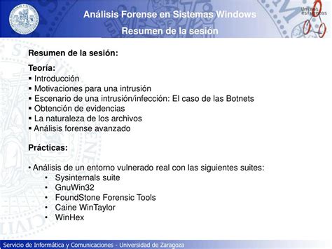 Ppt An Lisis Forense En Sistemas Windows Apia Powerpoint