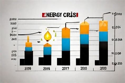 Premium Photo | Energy crisis rising graph data chart representing electricity crisis economy ...