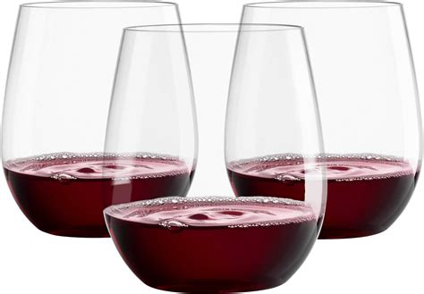 Prestee 20oz Plastic Wine Glasses Set Of 12 Stemless Wine Cups Clear Plastic