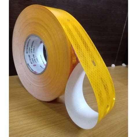 PVC Yellow Retro Reflective Tape 16m Size 2 Inch W At Rs 120 Piece