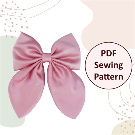 Sweet Bow Sewing Pattern The Ultimate Hair Bow Sewing Guide Instant