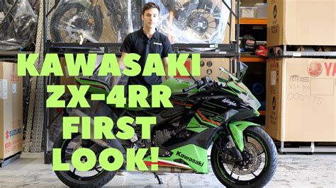 First Look Into The Kawasaki Zx Rr In Australia I Bikebiz Youtube