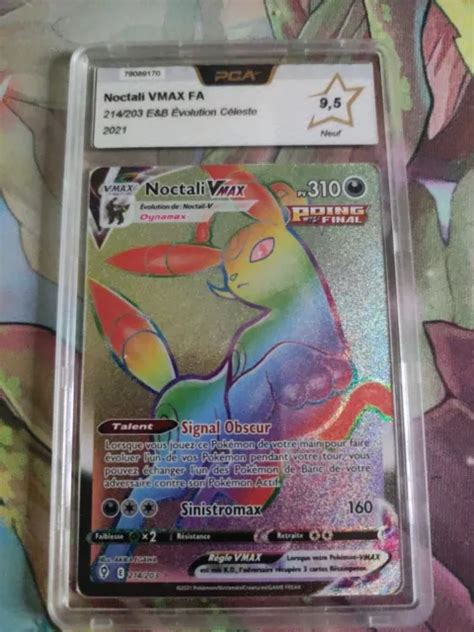 Carte Pokemon Noctali Vmax Eb Volution C Leste Pca Eur