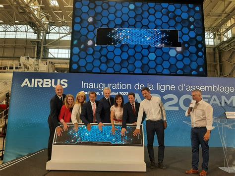 Toulouse Airbus Inaugure Sa Nouvelle Ligne D Assemblage Toutes Les