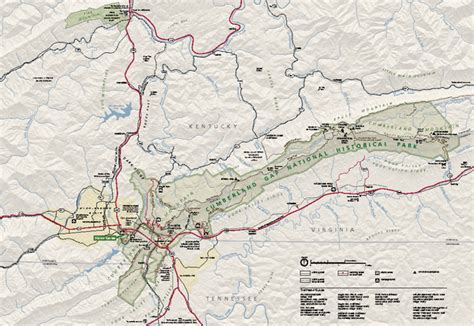 Cumberland Gap National Historical Park Official Map - Cumberland Gap National Historical Park ...