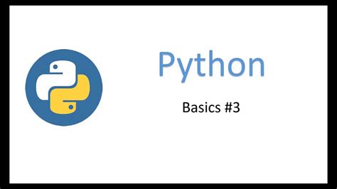 Python Basics Identifiers Naming Conventions Youtube