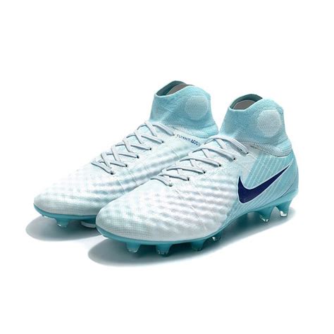 Nike Magista Obra 2 FG ACC Scarpa Da Calcio Bianco Blu