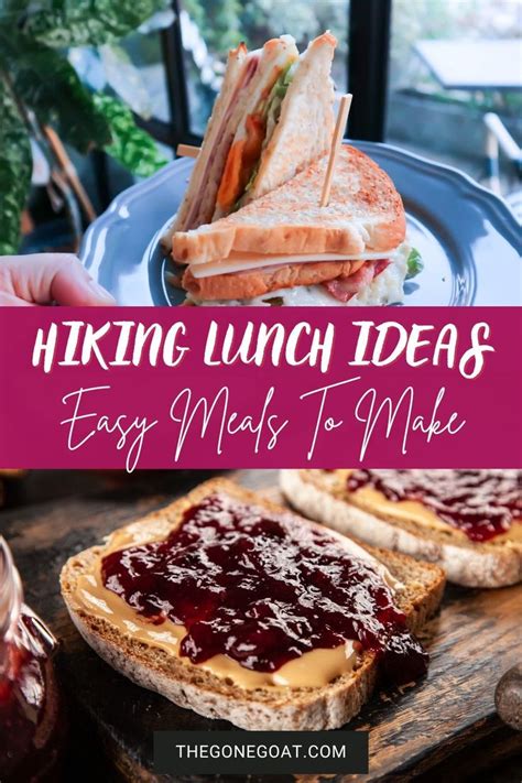 10 Easy Delicious Hiking And Backpacking Lunch Ideas — The Gone Goat In 2024 Food Delicious