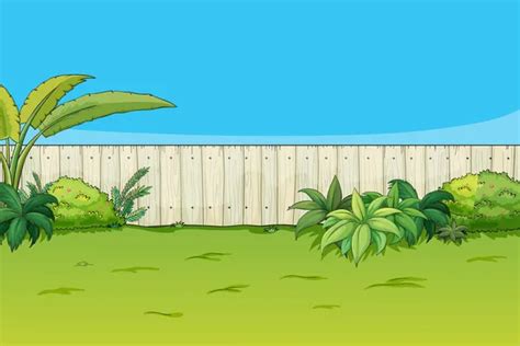 ᐈ Cartoon landscaping stock cliparts, Royalty Free cartoon backyard ...