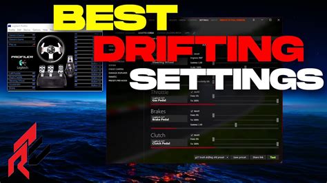 BEST SETTINGS FOR DRIFTING Logitech G27 Assetto Corsa YouTube