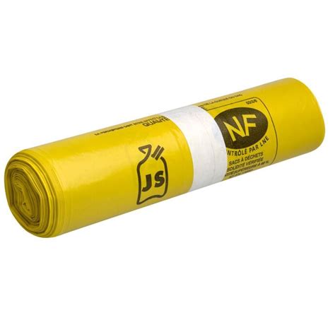 Sacs Poubelle Nf L Jaune