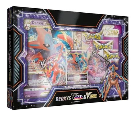 Coleção De Batalha Pokémon Deoxys Vmax E V Astro 32162 Copag