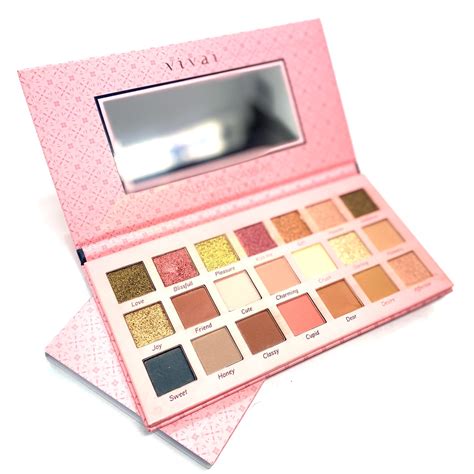 Paleta De Sombras Naked Nude 21 Cores Sweet Love Vivai 4001 9 1