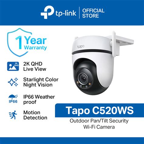 Tp Link Tapo C Ws K Qhd Color Night Vision Ip Outdoor