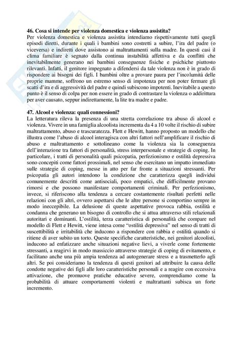 Risposte Aperte Paniere Di Psicologia Dello Sviluppo E Delle Relazioni