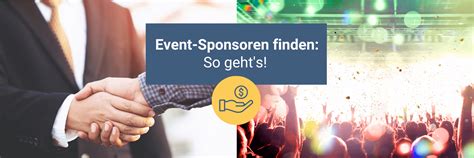 Event Sponsoren Finden Eventfinder At