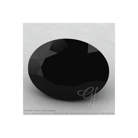 Black Spinel Oval Shape Calibrated Gemstones