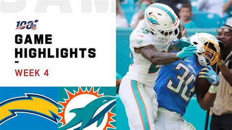 Chargers Vs Dolphins Week 4 Highlights NFL 2019 YouTube