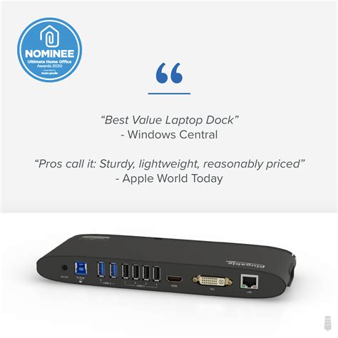 Plugable Usb 3 0 Universal Laptop Docking Station For Windows And Mac Dual Monitor Hdmi And