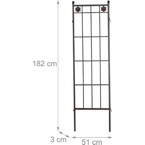 Relaxdays Rankgitter Metall Er Set Rankhilfe F R Kletterpflanzen