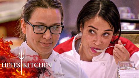 Sous Chef Christina Forces Elise To Eat Her Punishment Hell S Kitchen