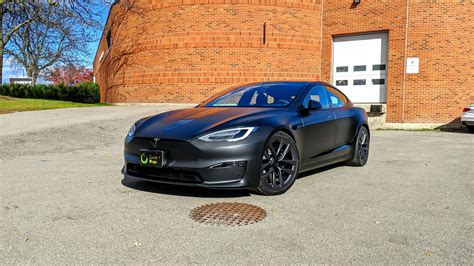 Tesla Model S Plaid Phantom Black Concept Wraps